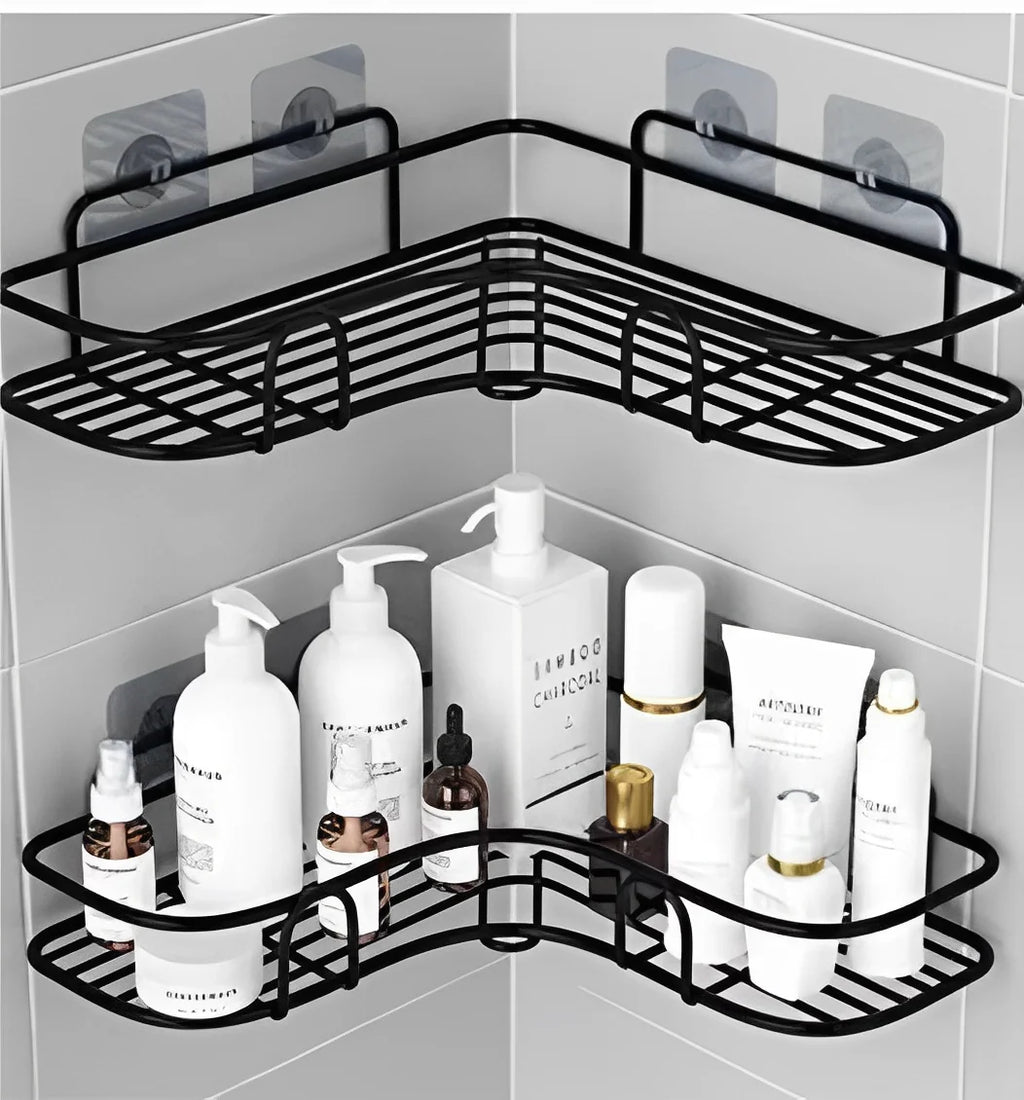 Kit de 2 Repisas Adhesivas para Shampoo y Jabón