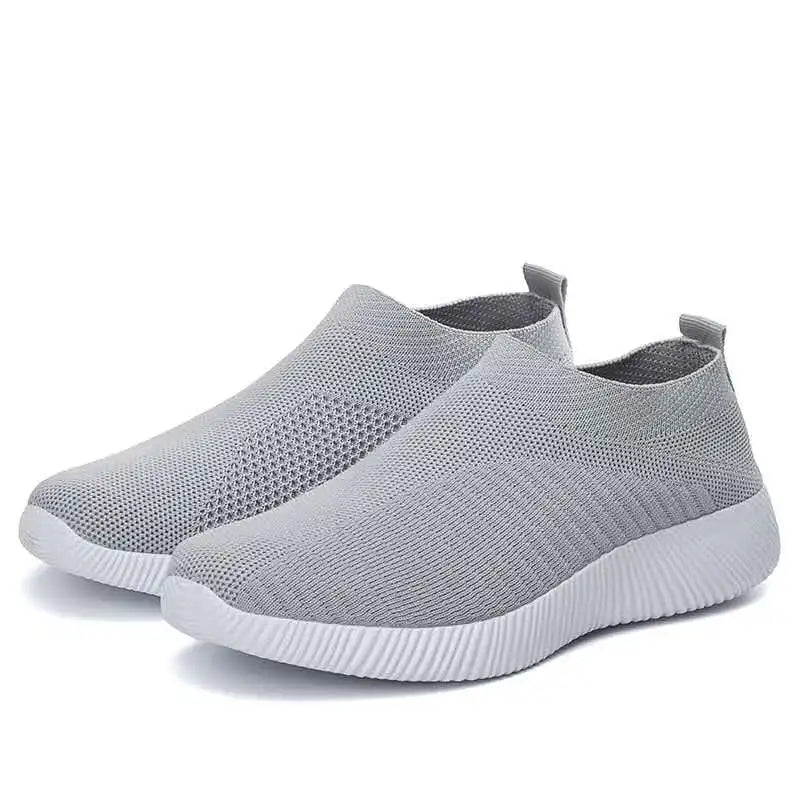 Zapatillas Slip-On de Mujer con Banda Elástica y Plantilla EVA