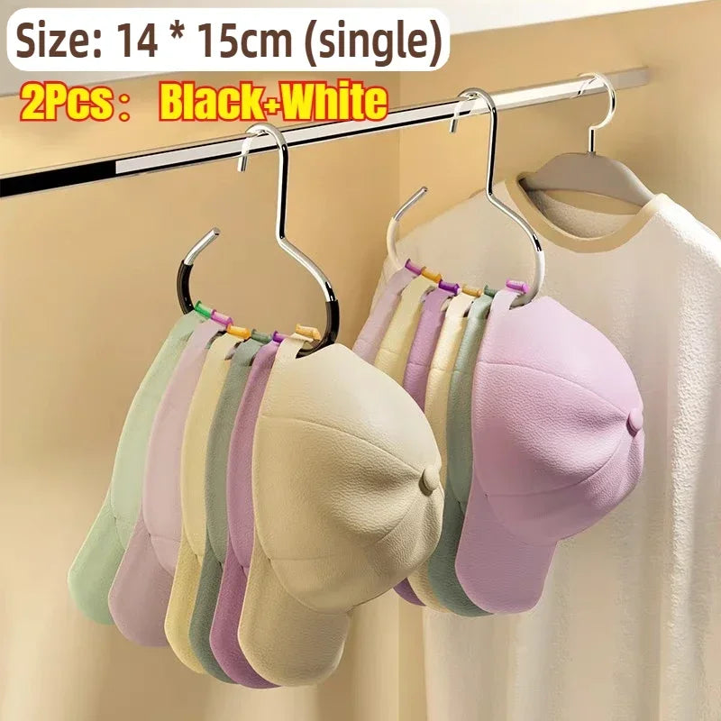 Percha Circular Multifunción para Gorras, Bufandas y Corbatas
