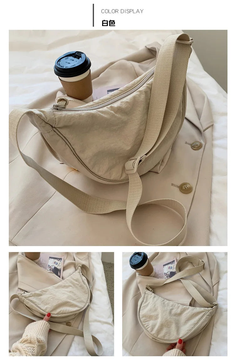 Bandolera de Nylon Grande para Mujer