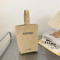 Bandolera de Lona Gran Capacidad con Diseño de Letras