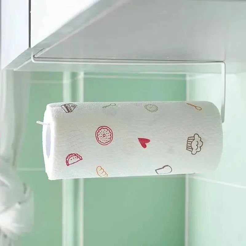 Portarrollos de Cocina sin Perforación con Soporte Colgante