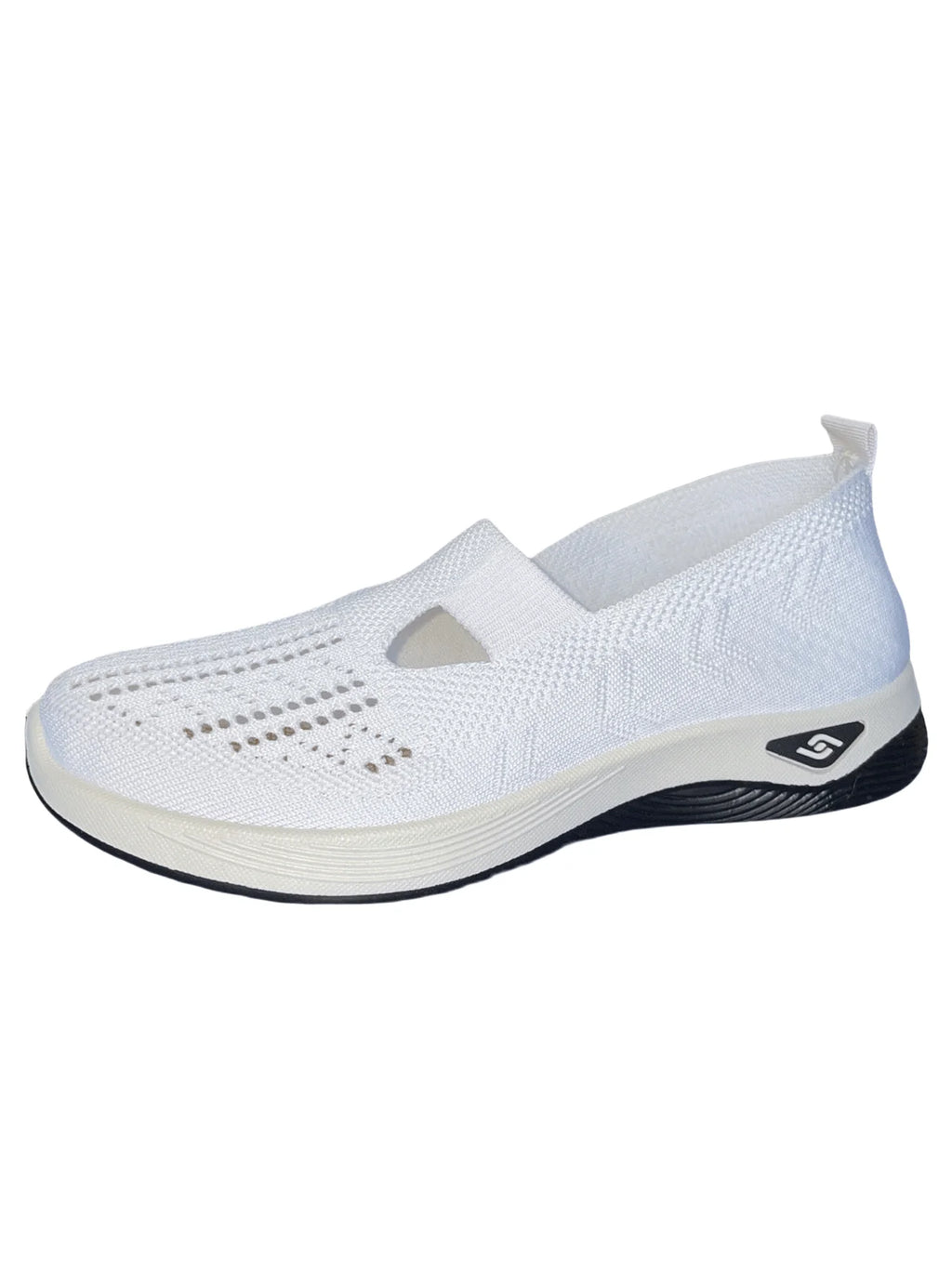 Zapatillas de mujer tejidas, livianas y transpirables
