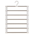 Percha Plegable Multicapa para Pantalones con Clips Antideslizantes