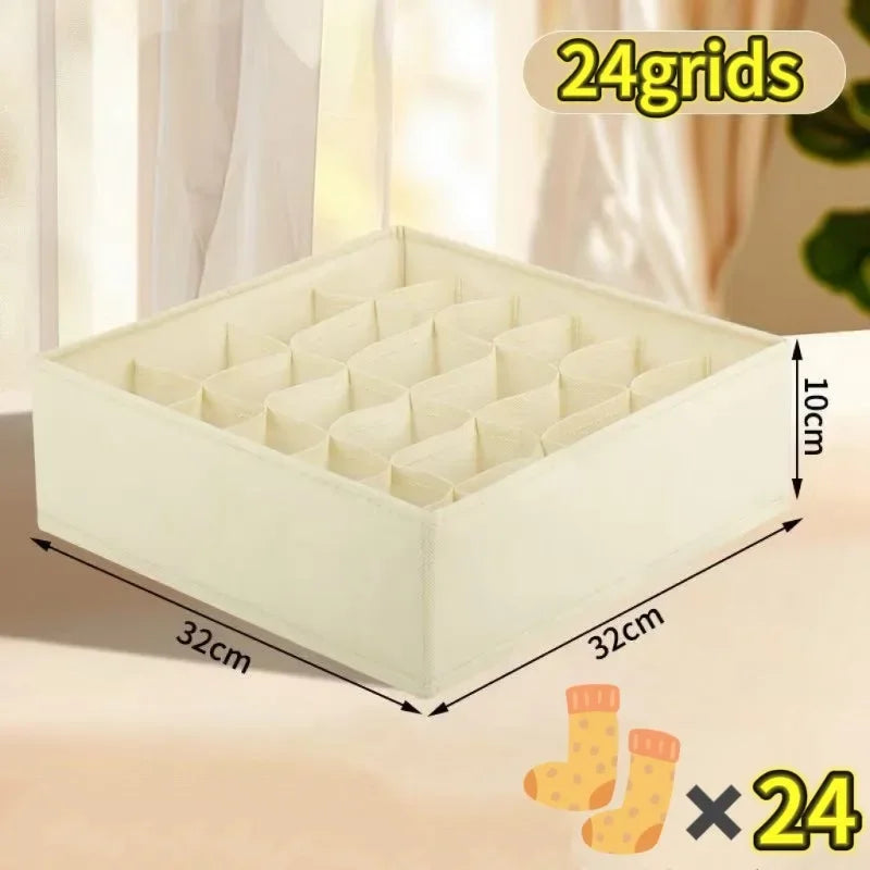 Organizador de Cajones Plegable para Ropa Interior, Medias y Corpiños