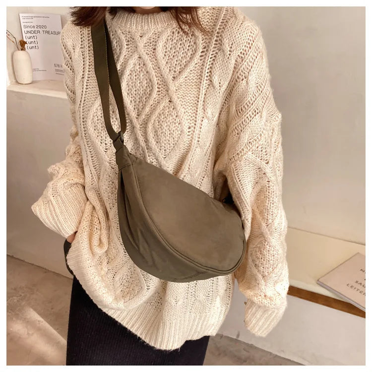 Bandolera de Nylon Grande para Mujer