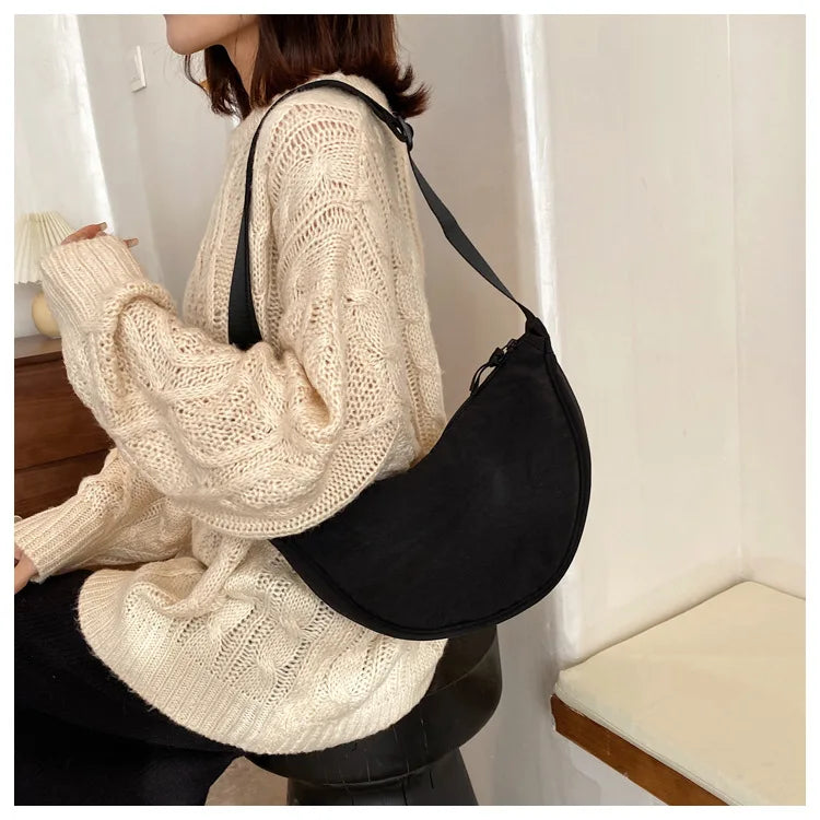 Bandolera de Nylon Grande para Mujer