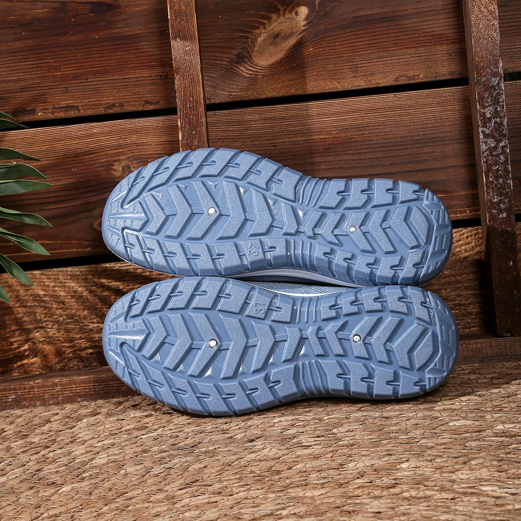 Zapatillas de Mujer Tejidas con Cierre Slip-On y Suela Antideslizante