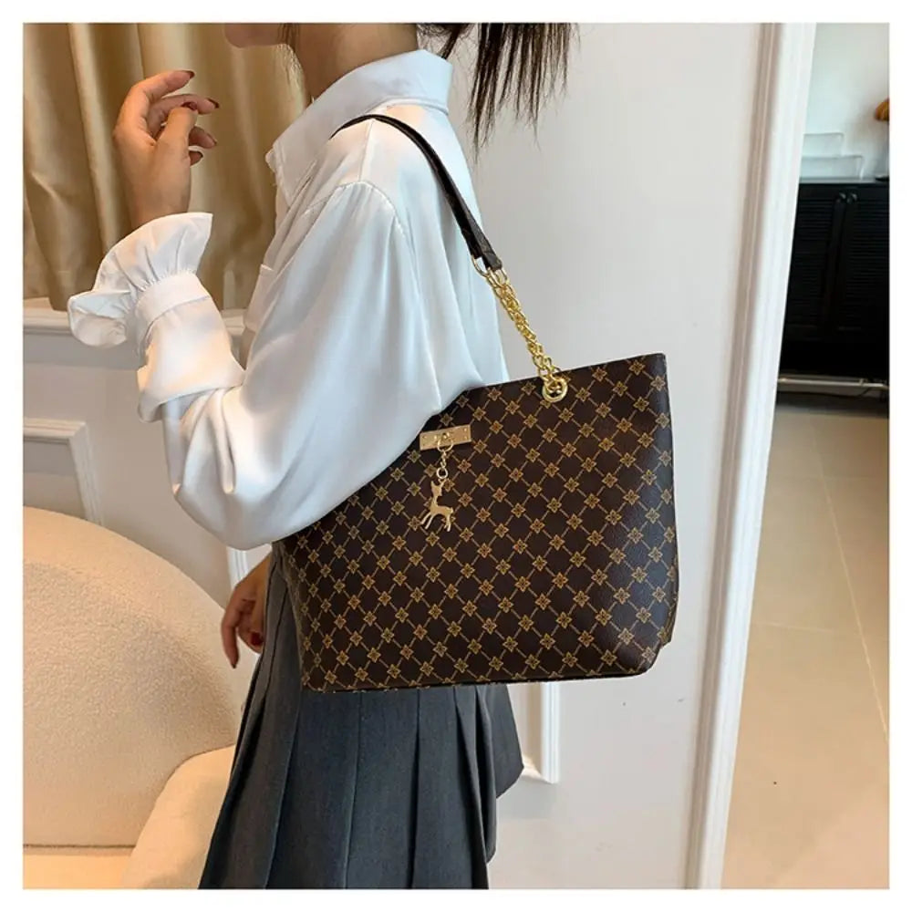 Cartera Tote Mujer Gran Capacidad Bolso de Hombro con Estampado
