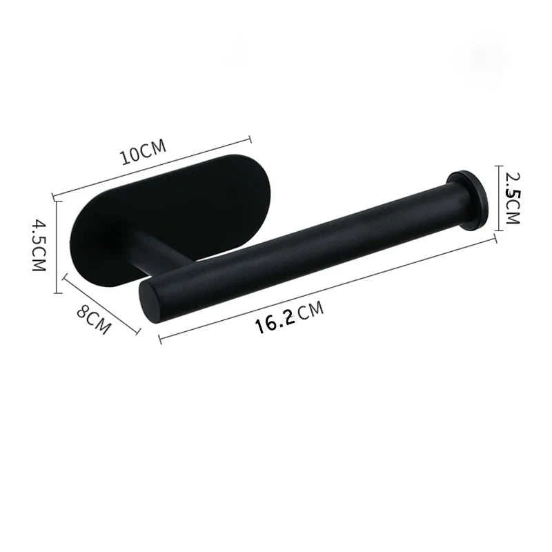 Portarrollos de Pared Autoadhesivo de Acero Inoxidable para Cocina y Baño
