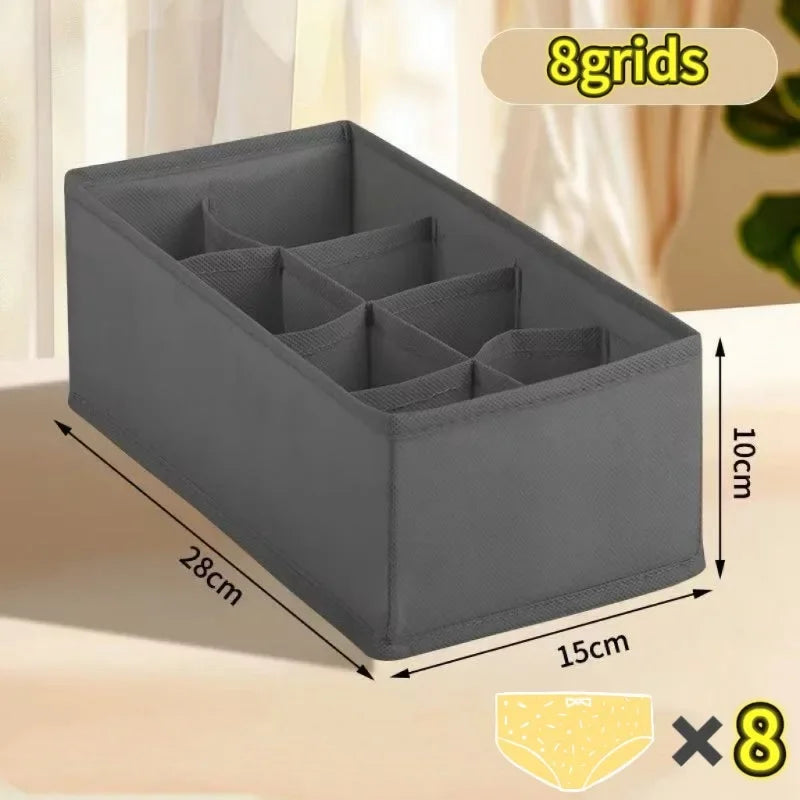 Organizador de Cajones Plegable para Ropa Interior, Medias y Corpiños